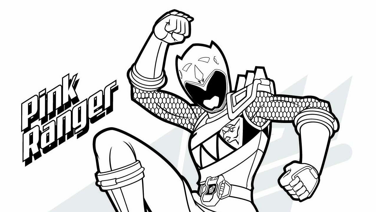 power rangers free coloring pages