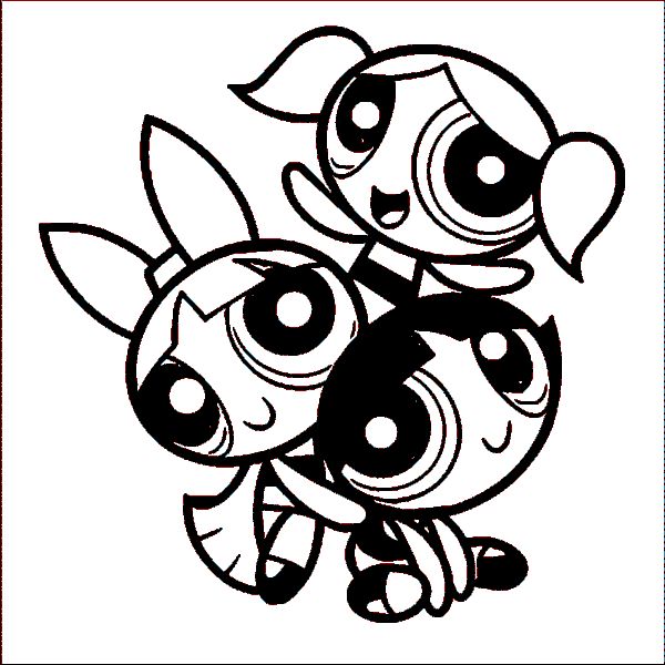 powerpuff girls coloring pages