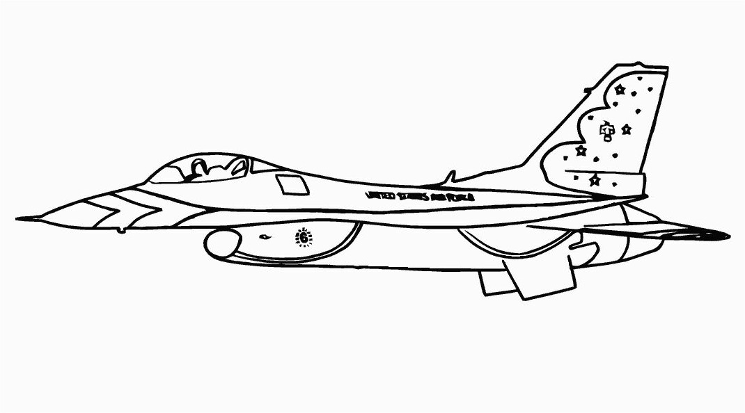 preschool airplane coloring pages