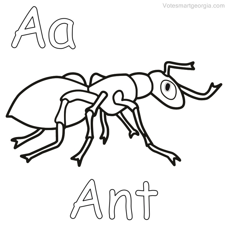 printable ant coloring pages