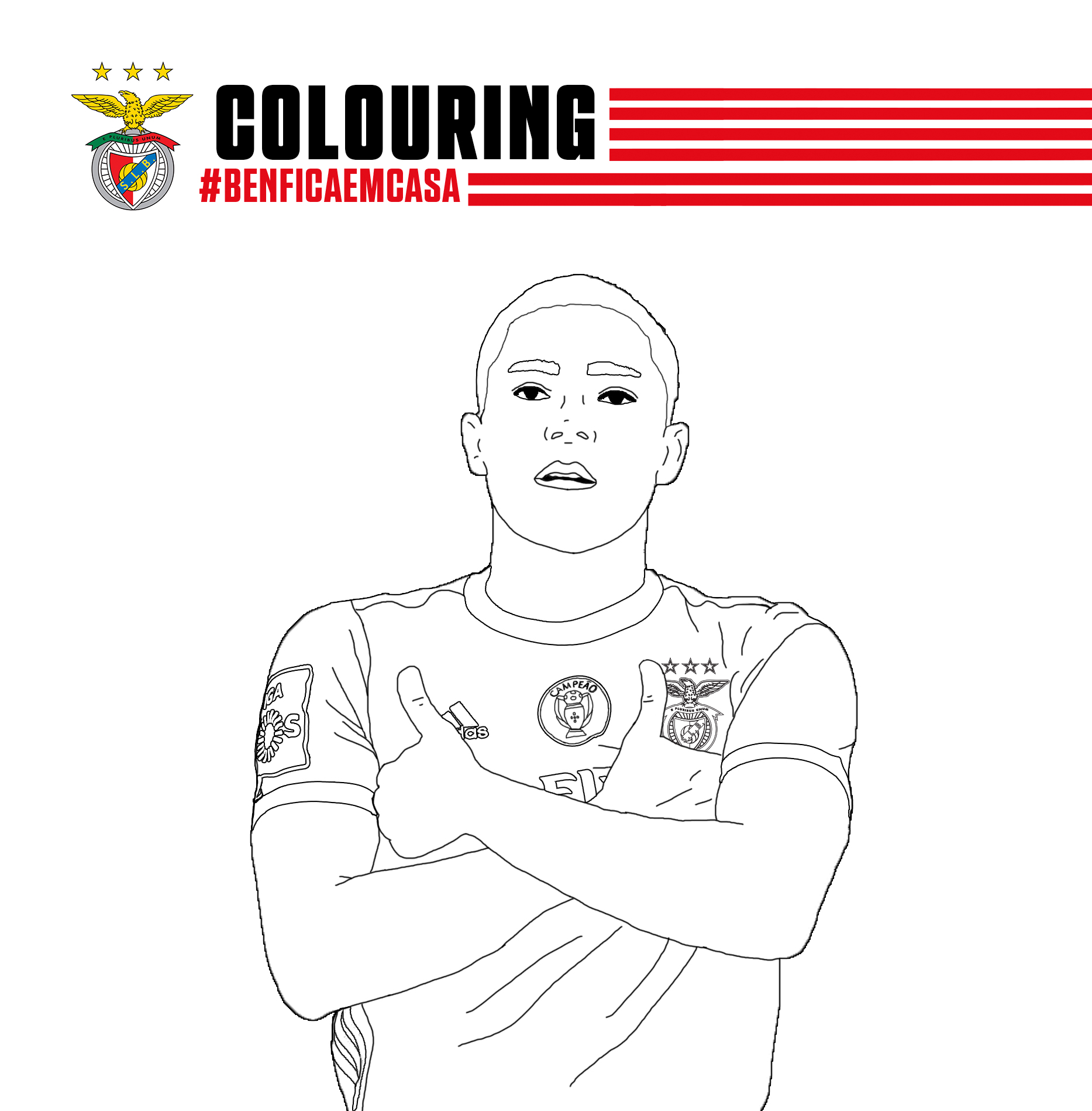 printable benfica coloring pages