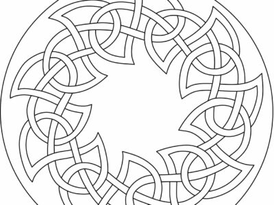 free celtic coloring pages