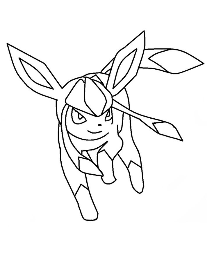 eevee evolution coloring pages