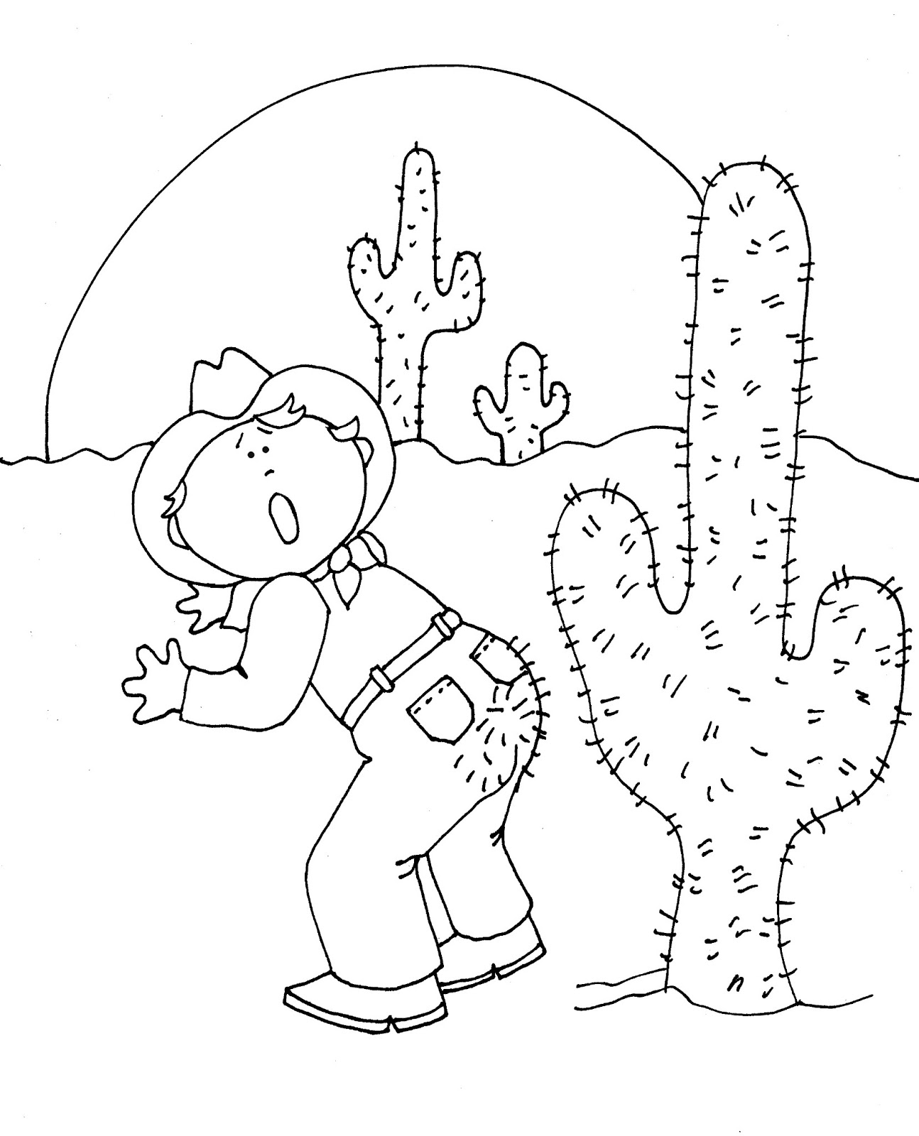 desert plants coloring pages
