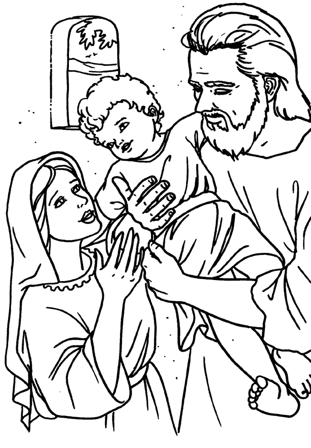 Printable Family Coloring Pages Pdf - Coloringfolder.com