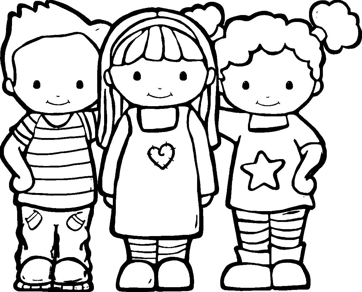 friendship coloring pages printable