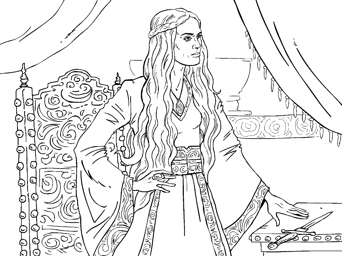 game of thrones adult coloring pages
