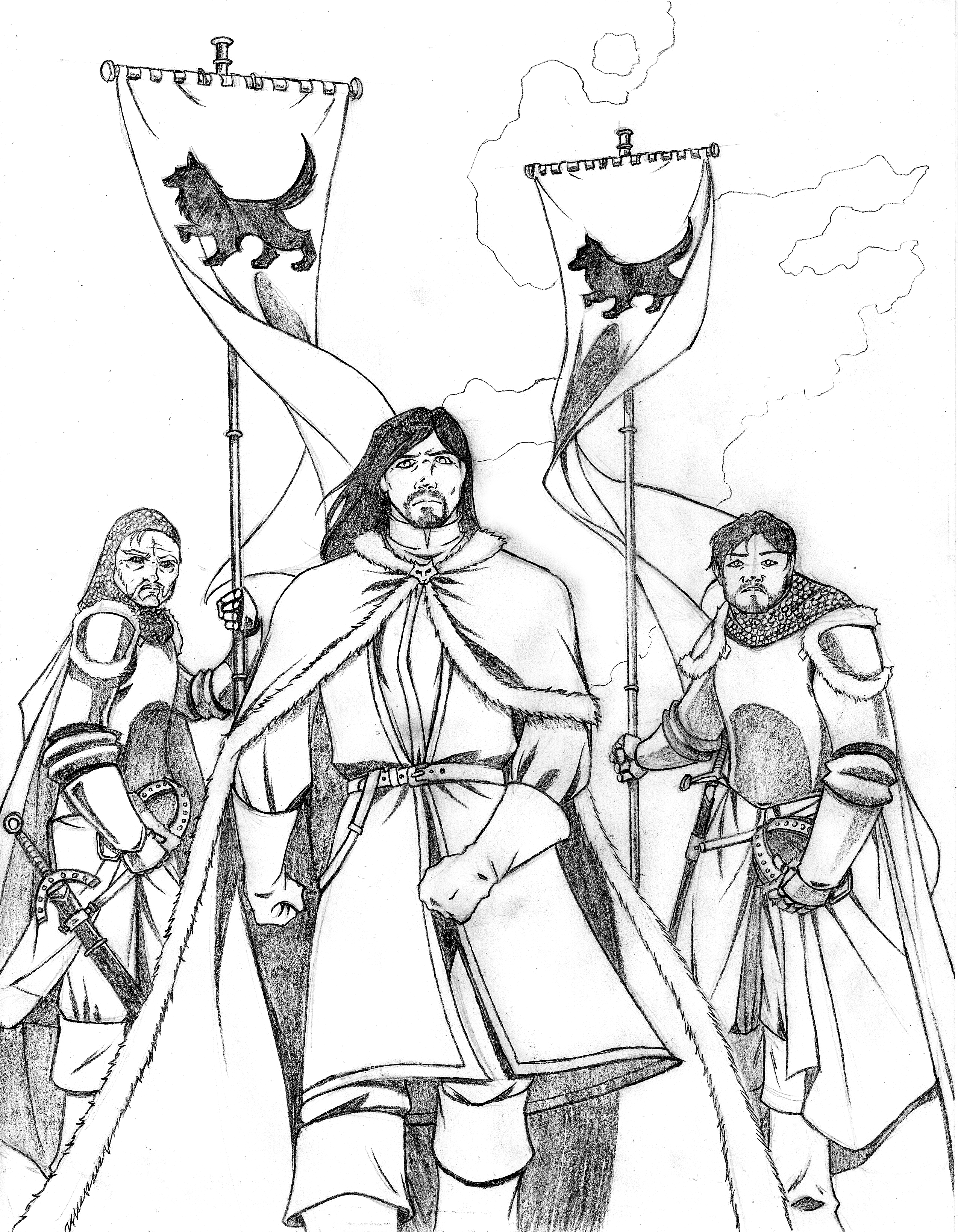 game of thrones coloring book finished pages