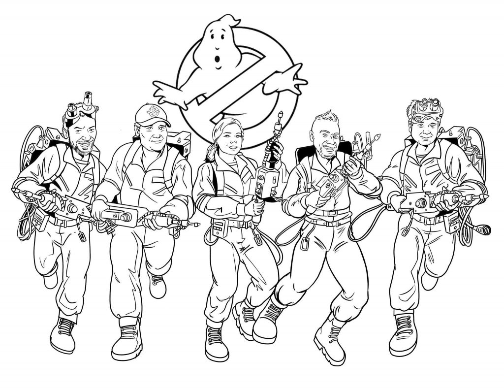 coloring pages ghostbusters