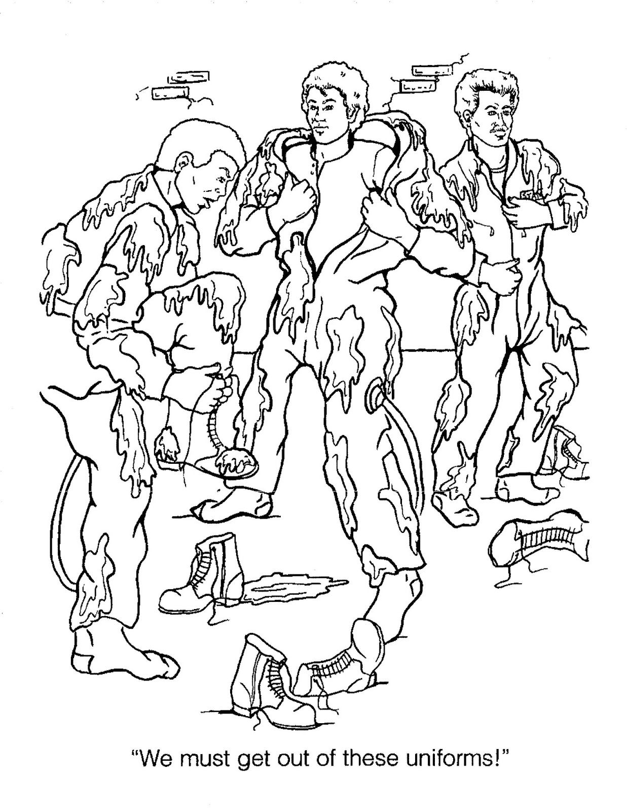 ghostbusters 2016 coloring pages