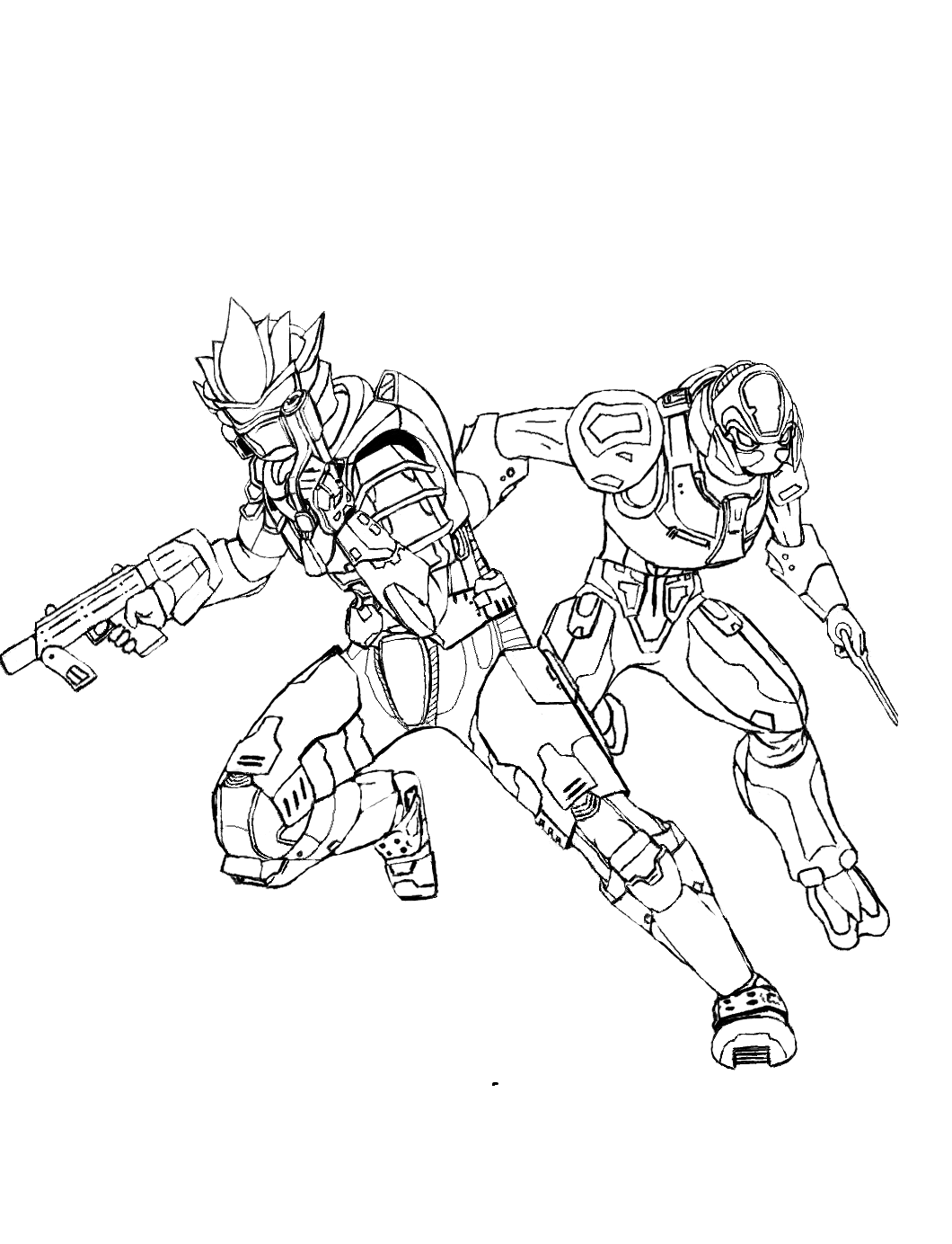 halo elite coloring pages