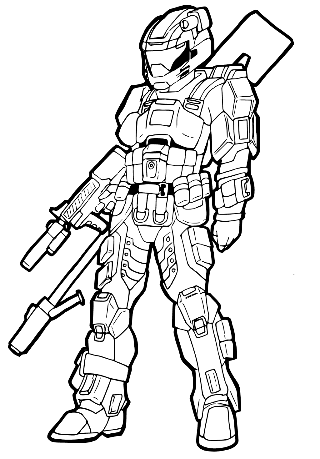 halo printable coloring pages
