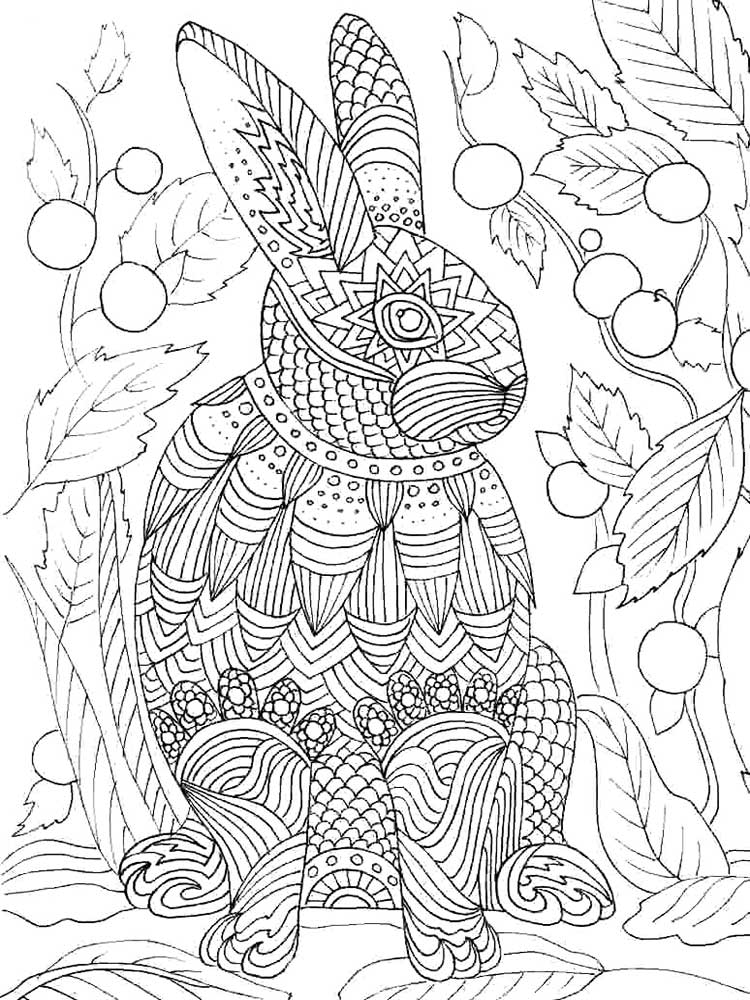 intricate coloring pages animals