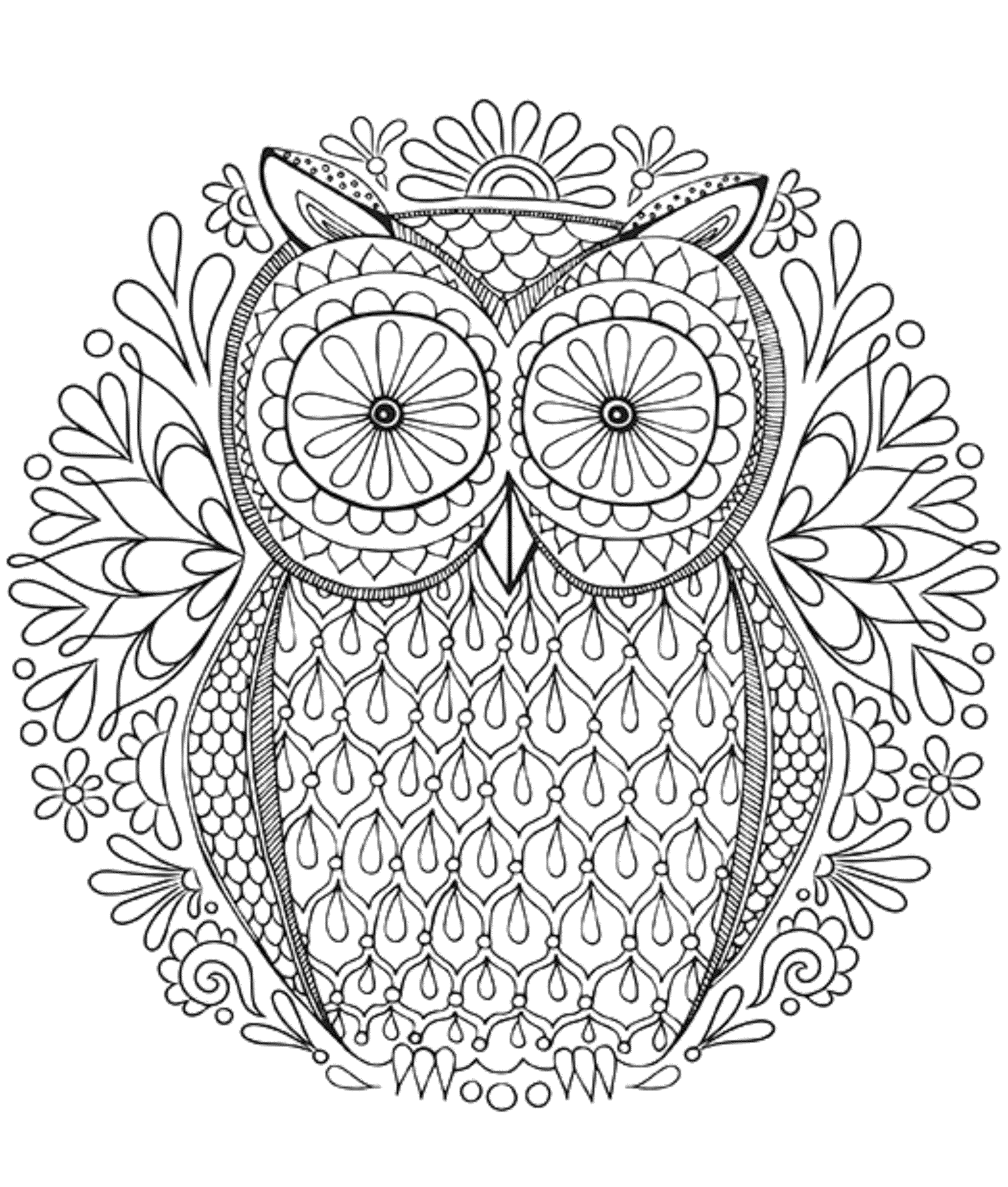 intricate coloring pages for adults
