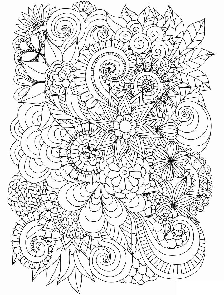 intricate coloring pages