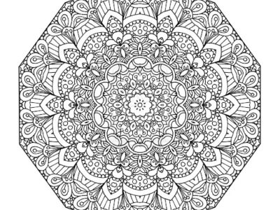 intricate mandala coloring pages