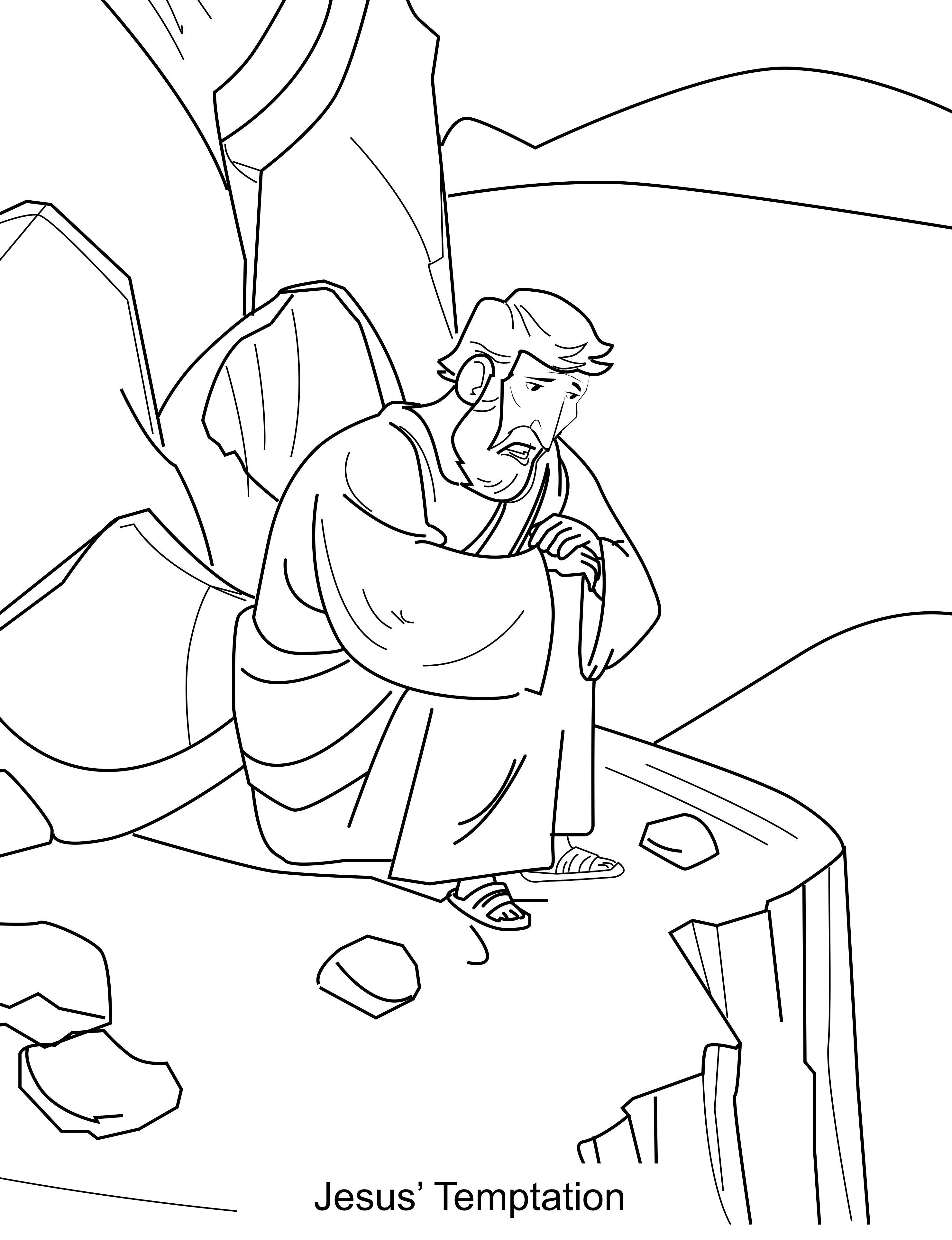 jesus christ coloring pages