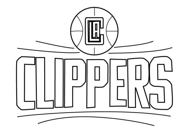 printable los angeles clippers coloring pages