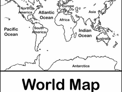world map coloring pages
