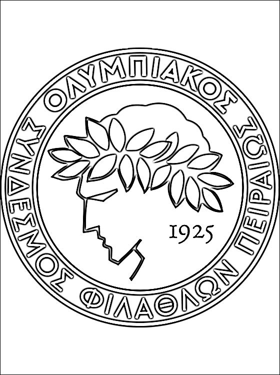 printable olympiakos coloring pages