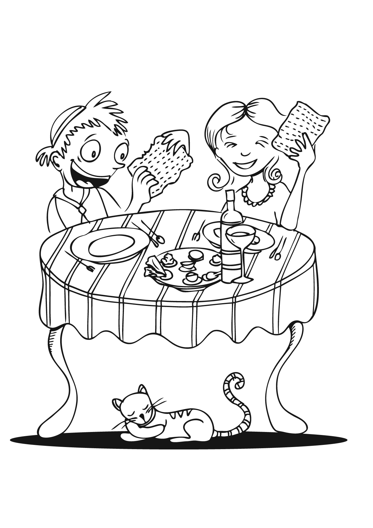 pesach coloring pages