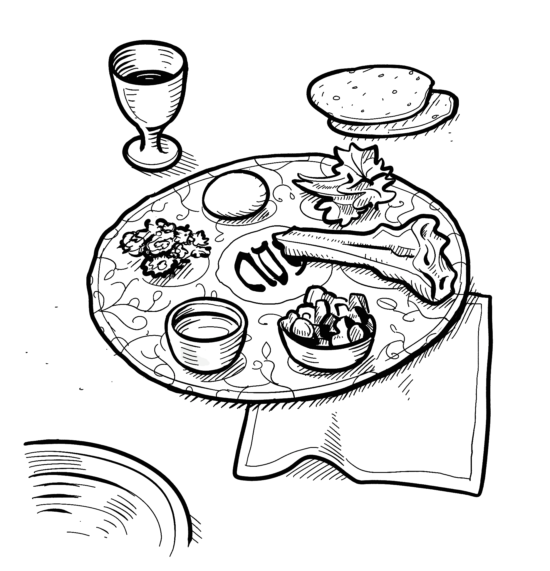 pesach printable coloring pages