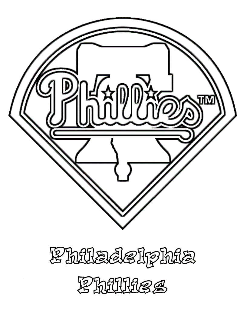 printable philadelphia phillies coloring pages