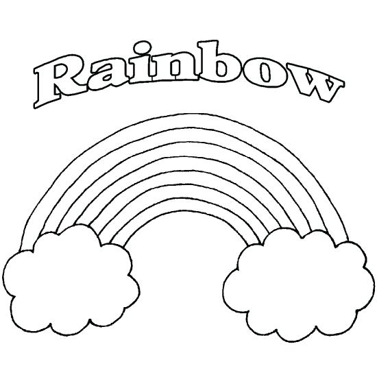 printable rainbow coloring page