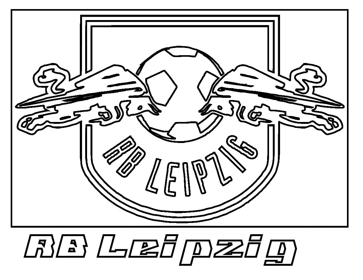 printable rb leipzig coloring pages