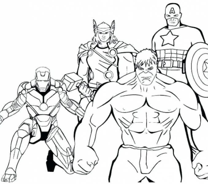 Amazing Superhero Coloring Pages Ideas PDF - Coloringfolder.com