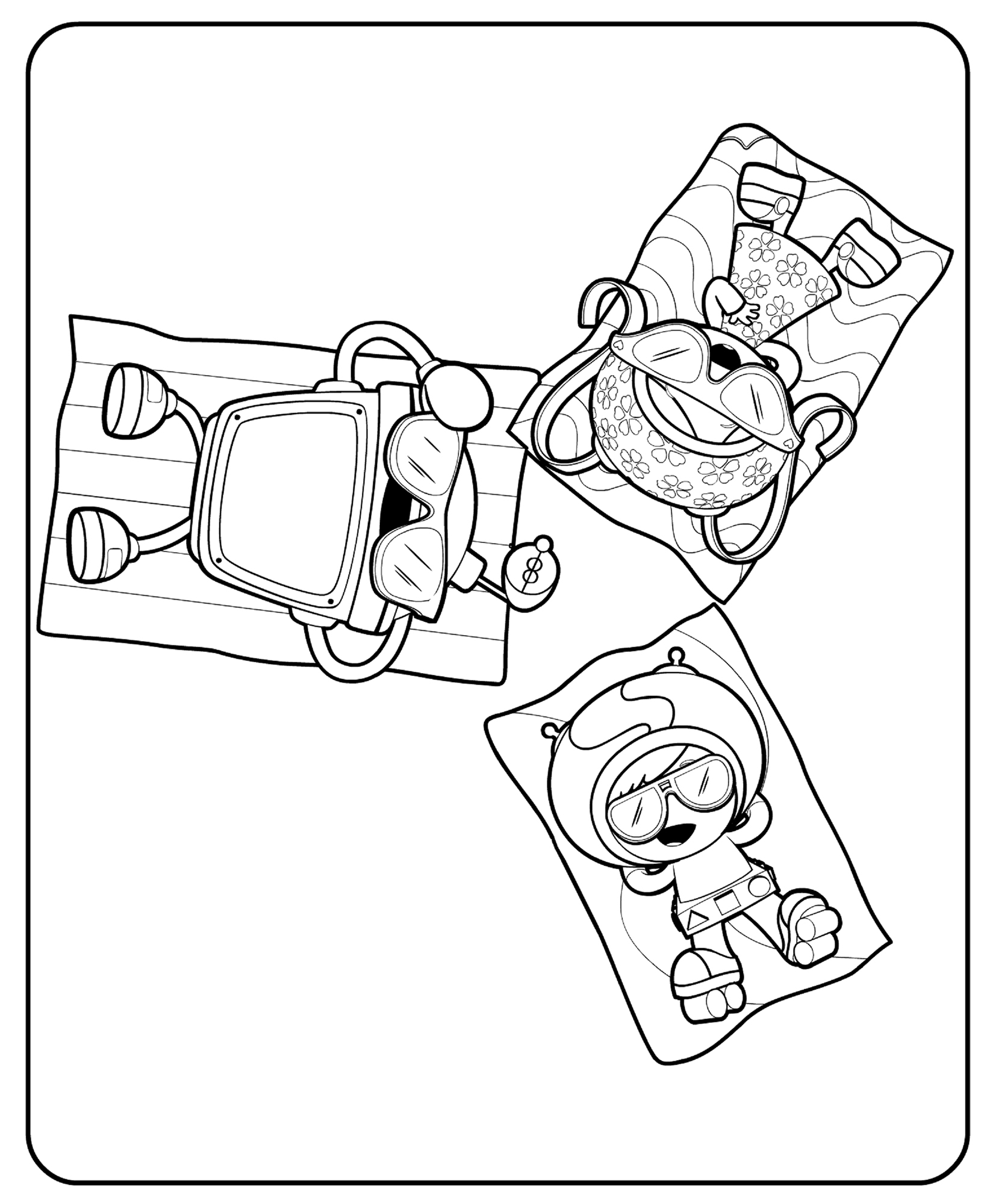 coloring pages of team umizoomi