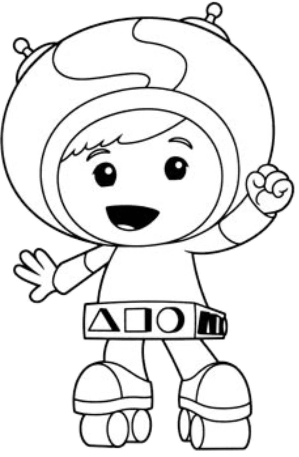 team umizoomi coloring pages free