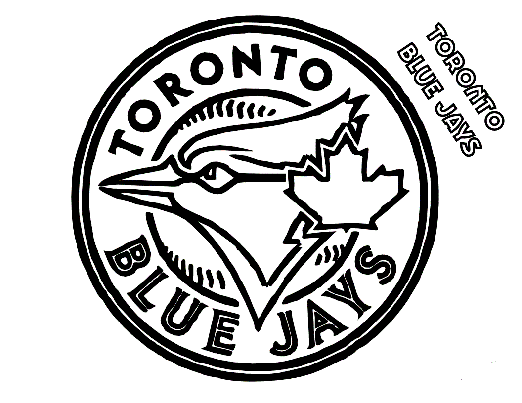 Toronto Blue Jays Coloring Pages Printable Pdf Ideas - Coloringfolder.com