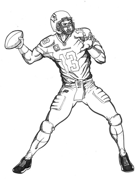 pro football coloring pages