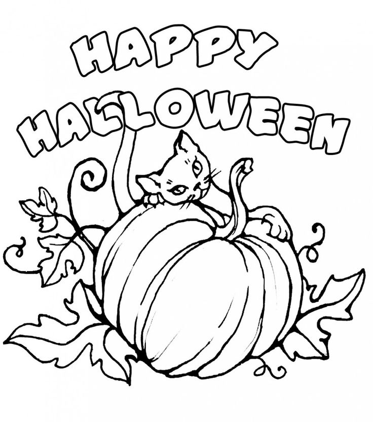 pumpkin coloring pages print