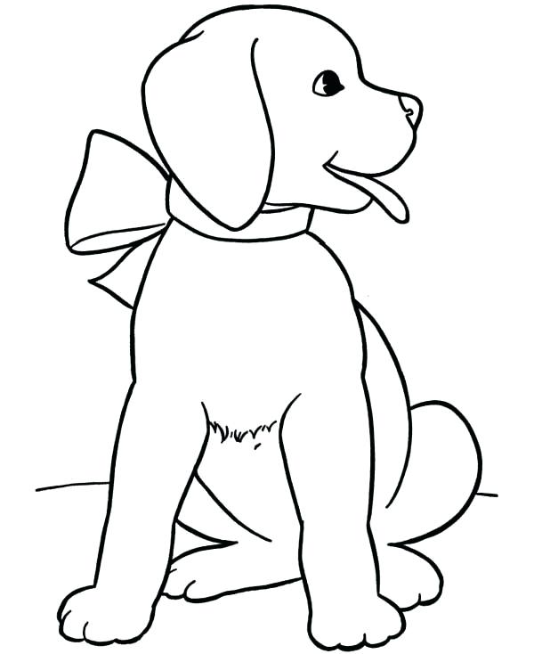 puppy coloring pages print