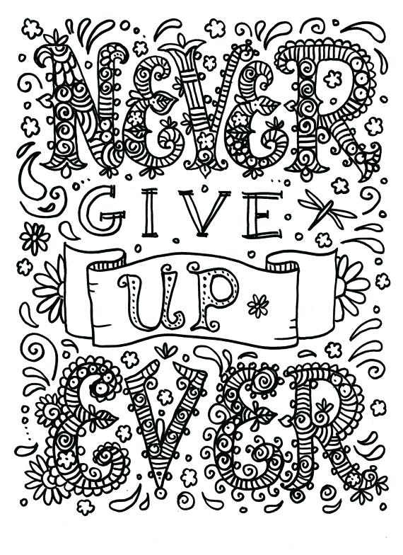 quote coloring pages pdf