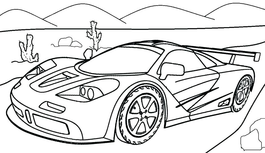 race car printable coloring pages
