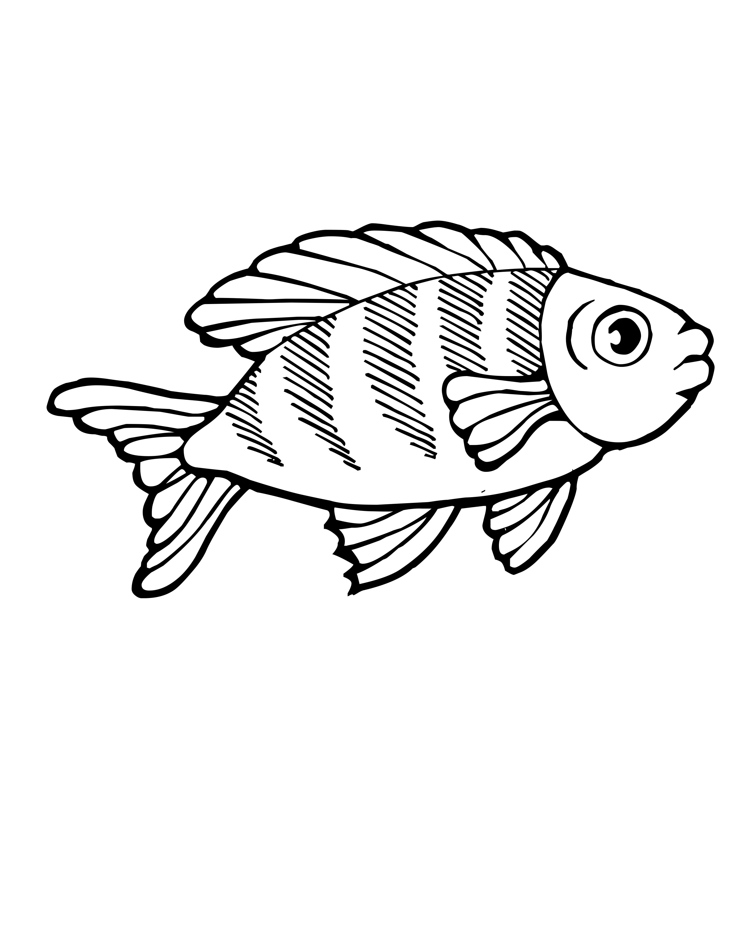 real fish coloring pages