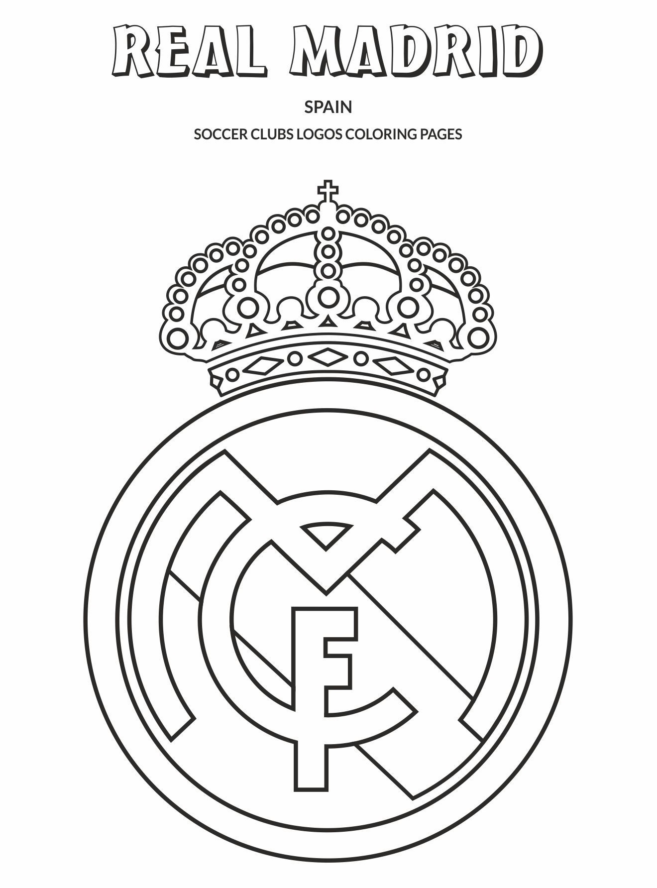 real madrid coloring pages printable