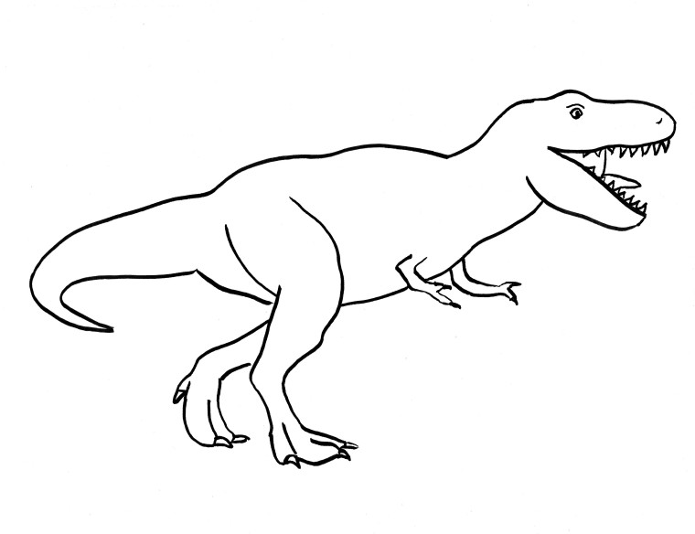 realistic dinosaur coloring pages