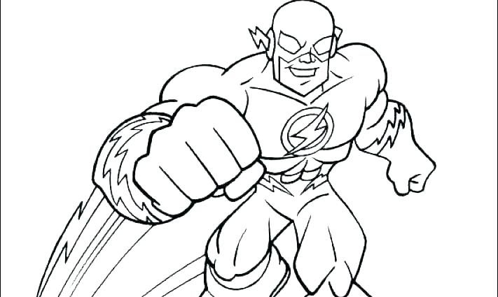 reverse flash coloring pages