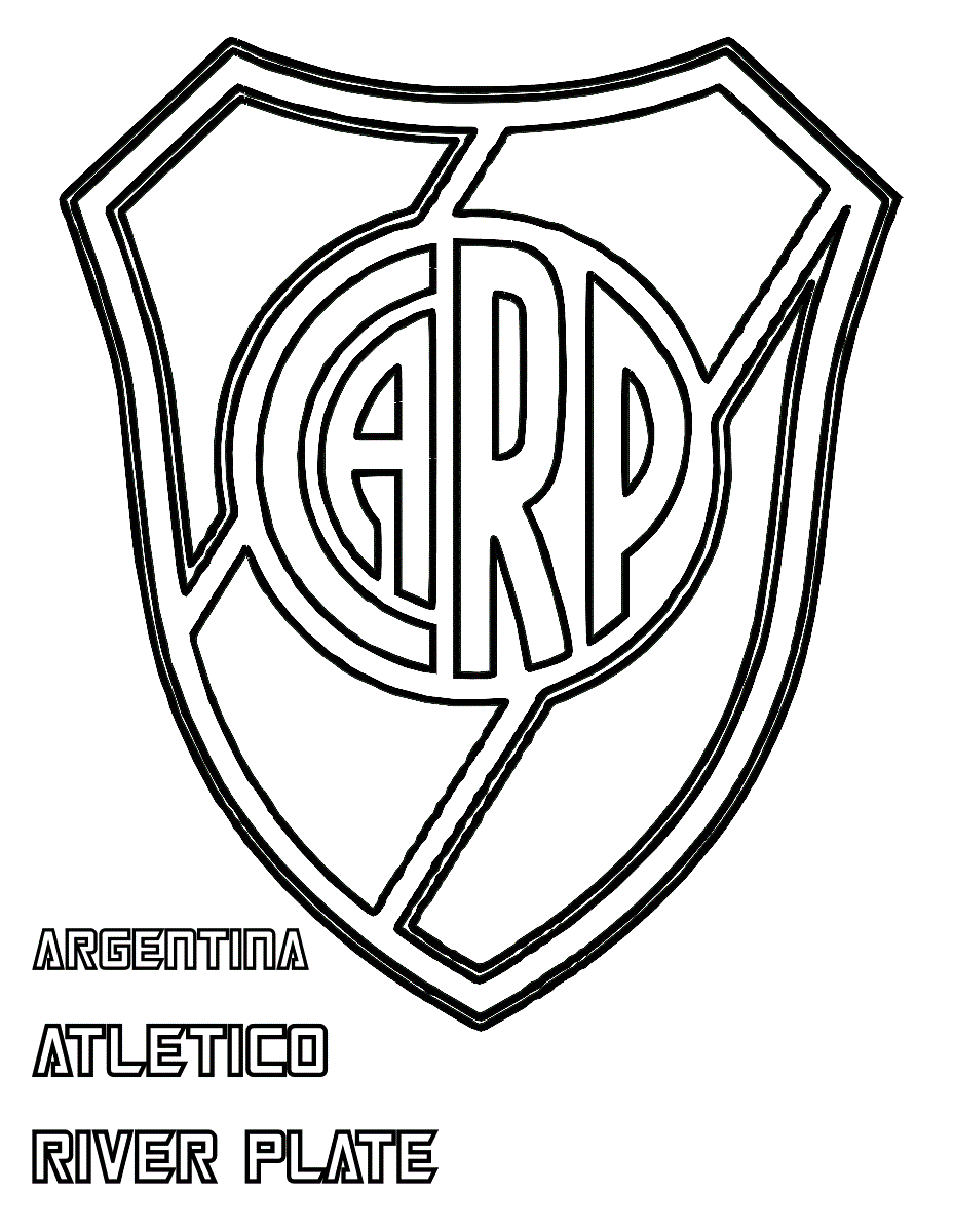 river plate coloring pages