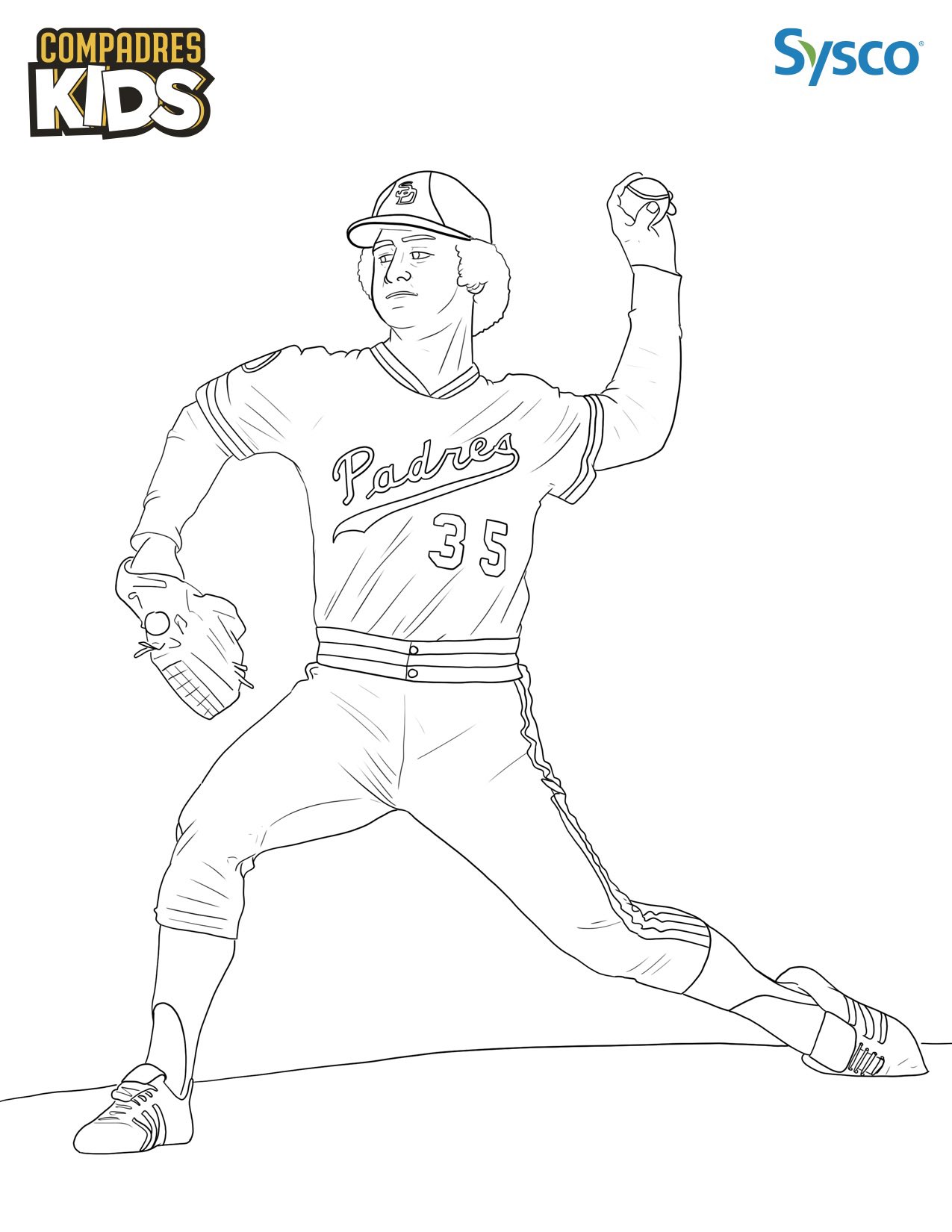 san diego padres coloring book