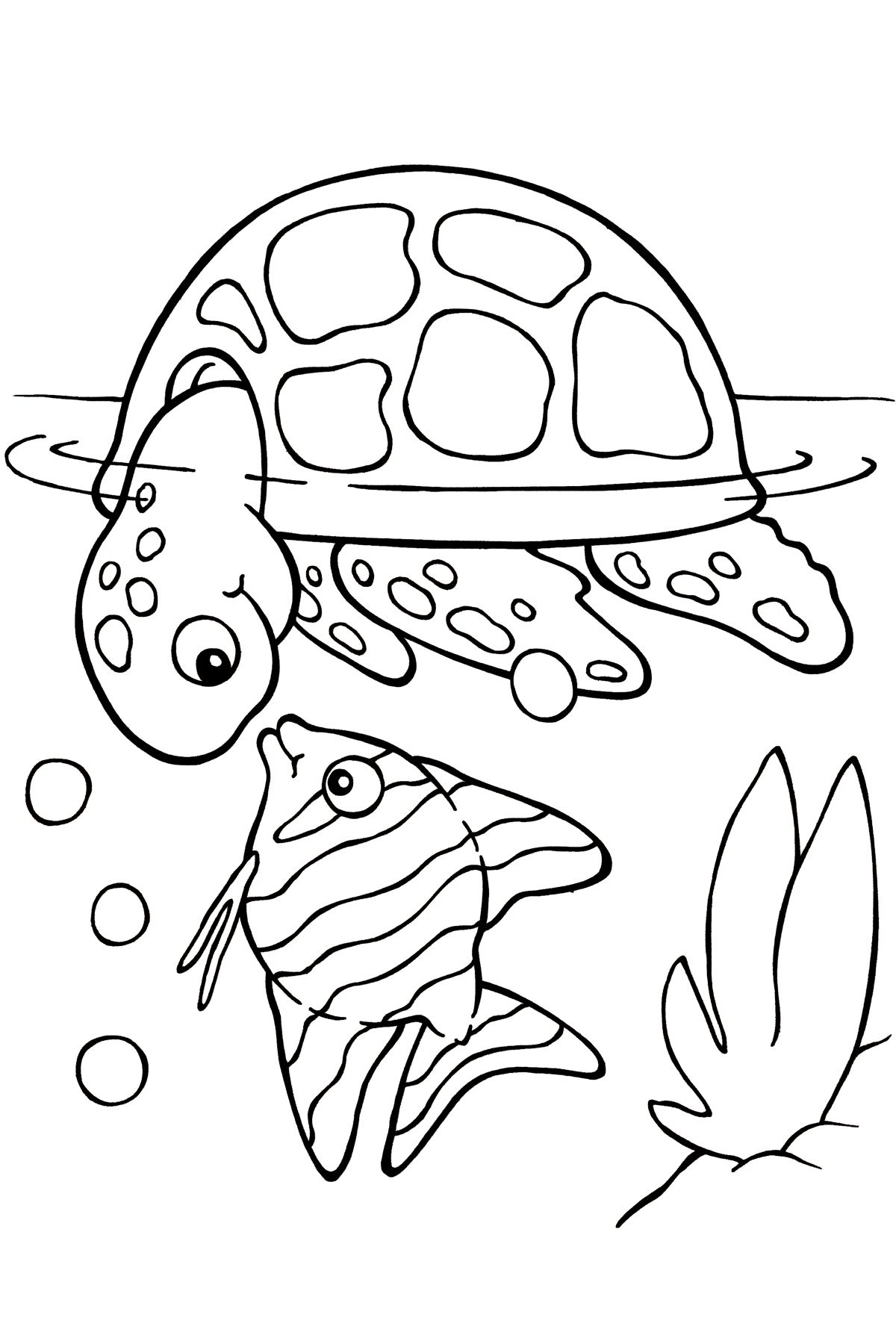 coloring pages sea creatures