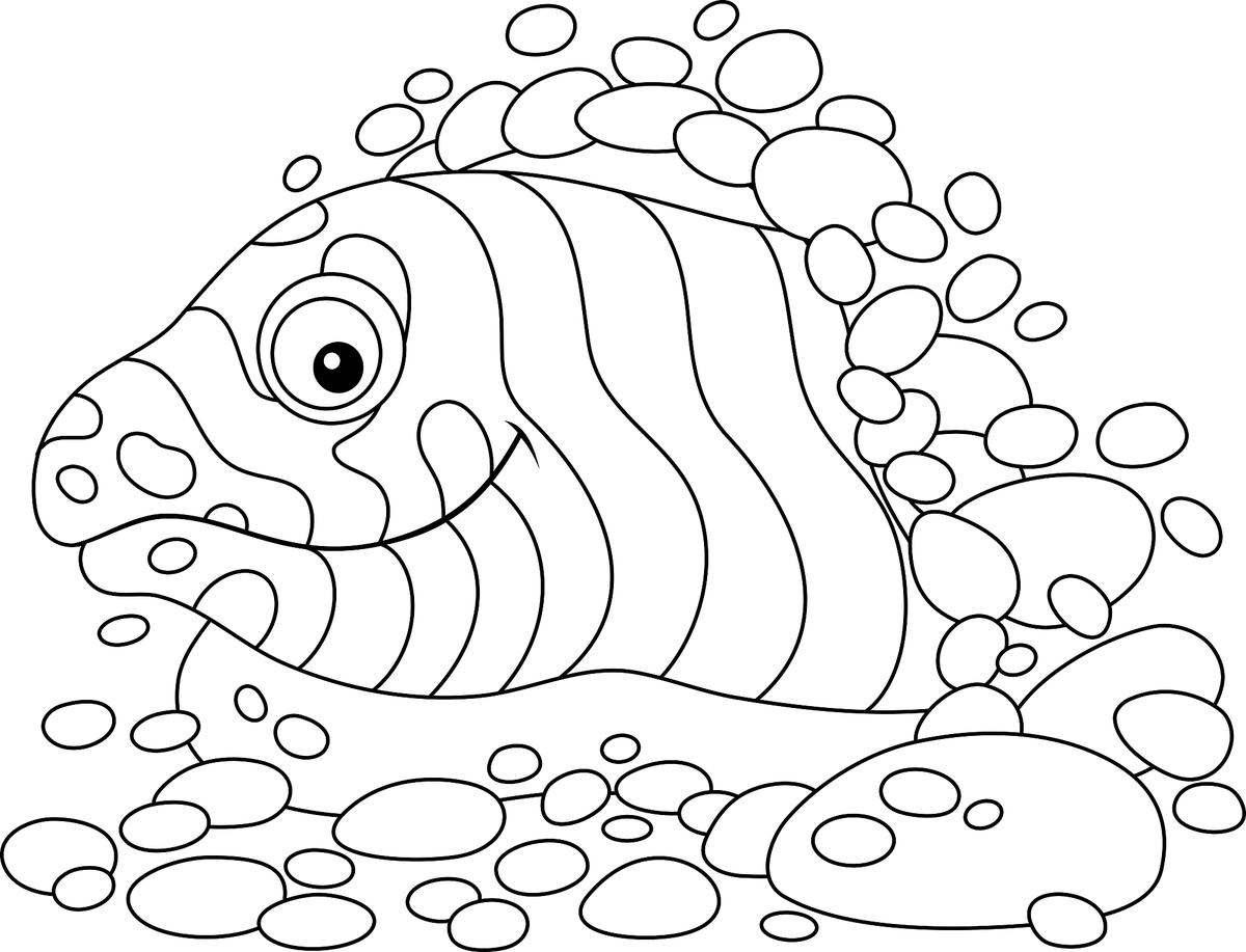 deep sea creatures coloring pages