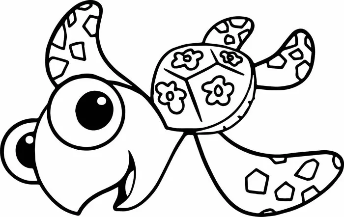 cute sea turtle coloring pages 1