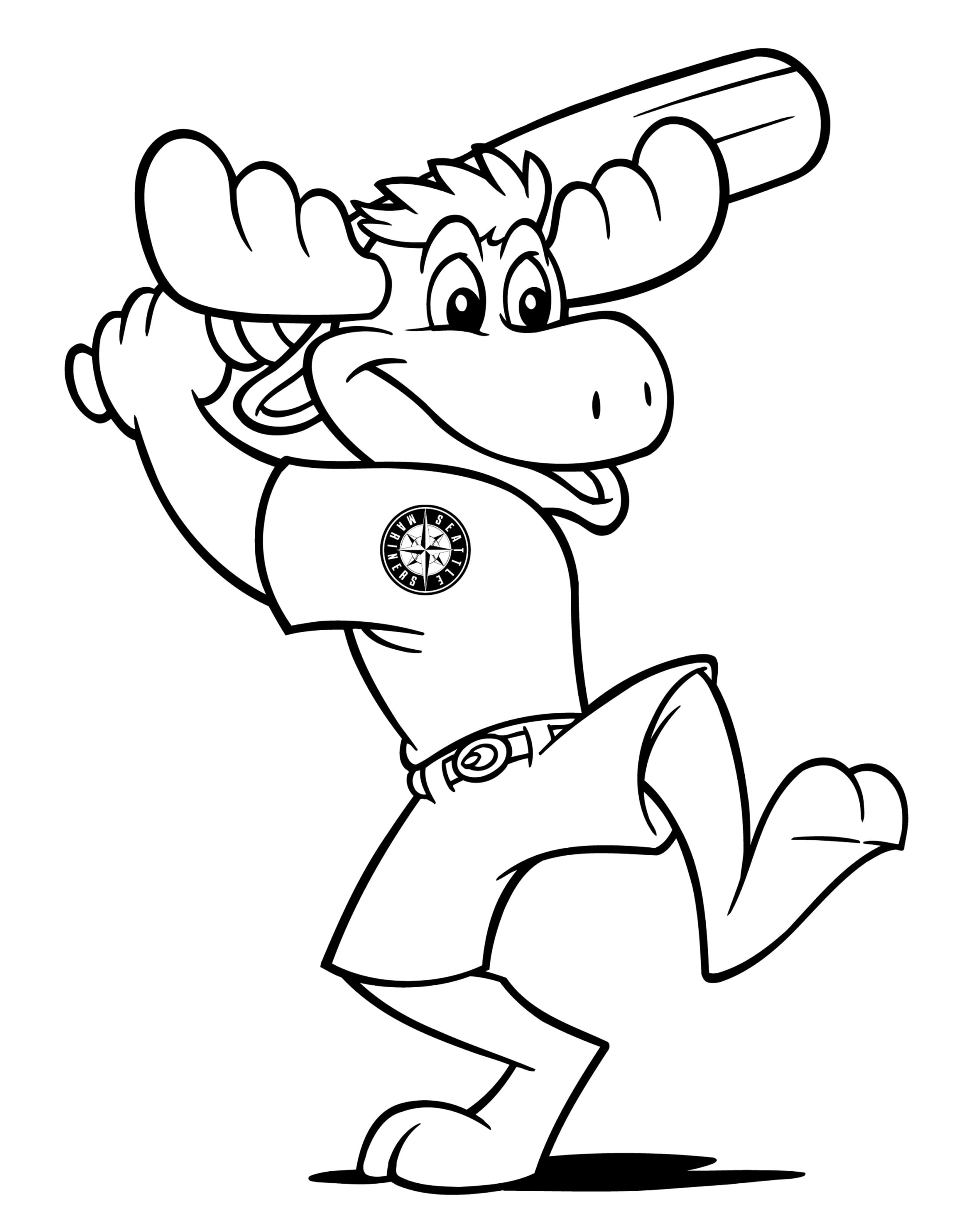 seattle mariners coloring pages for kids