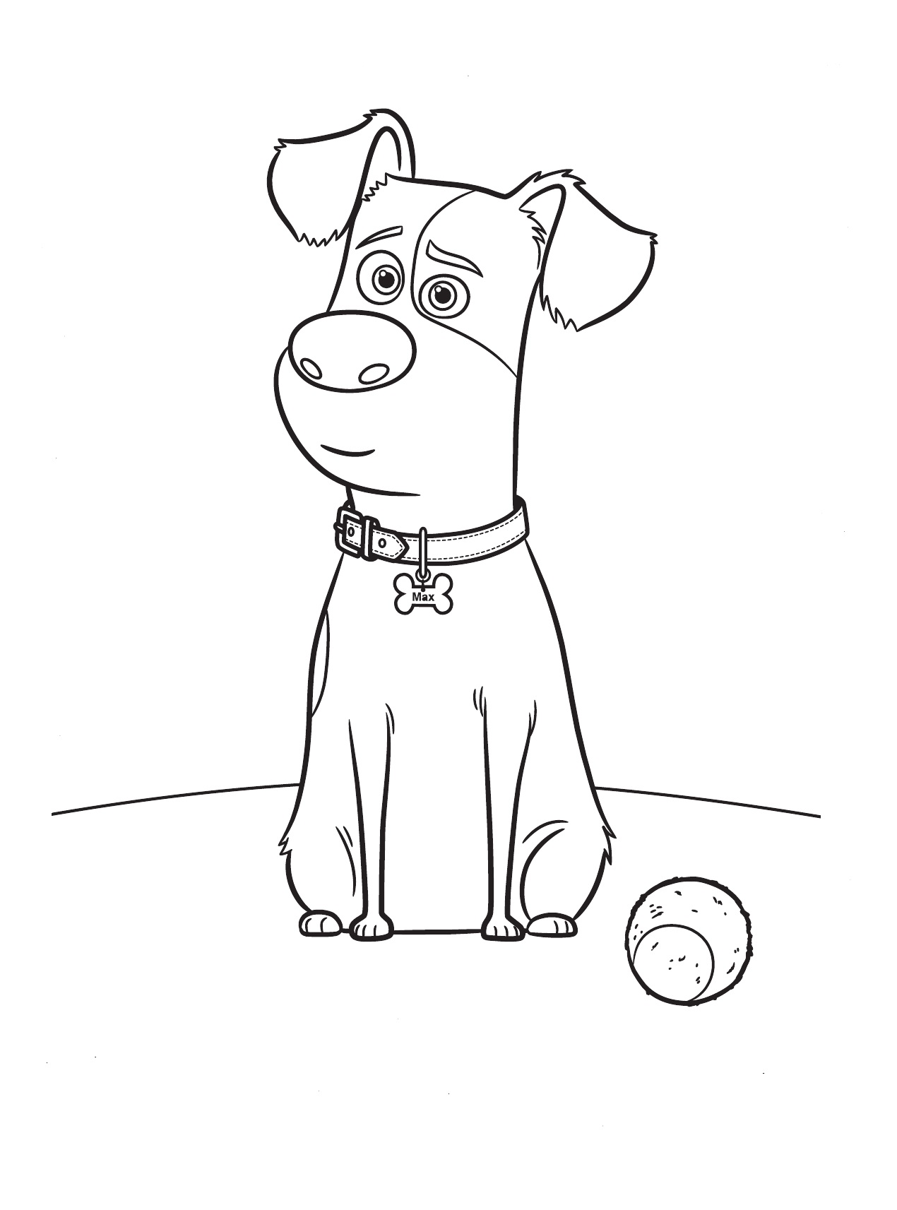 free coloring pages the secret life of pets