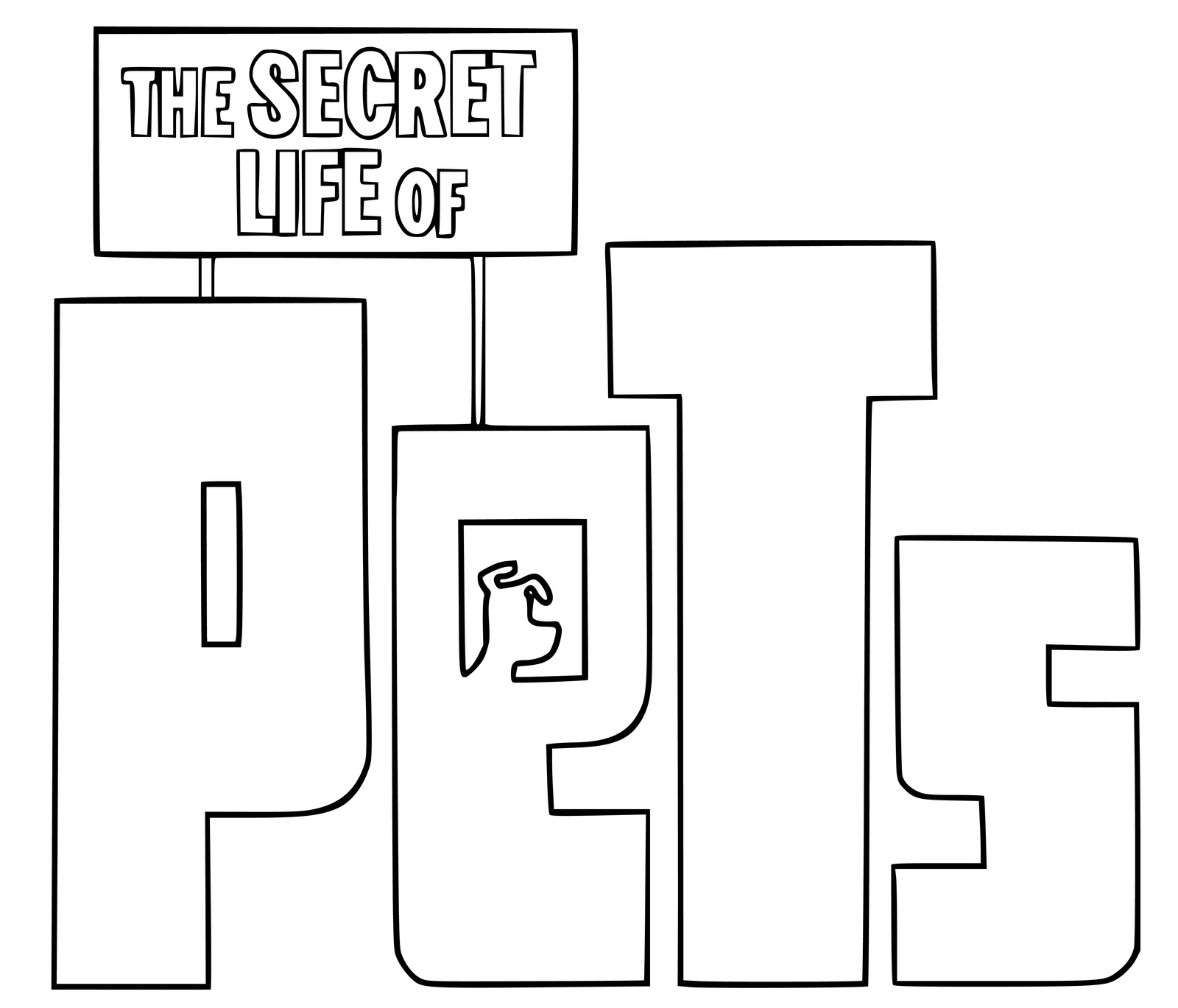 secret life of pets coloring pages printable